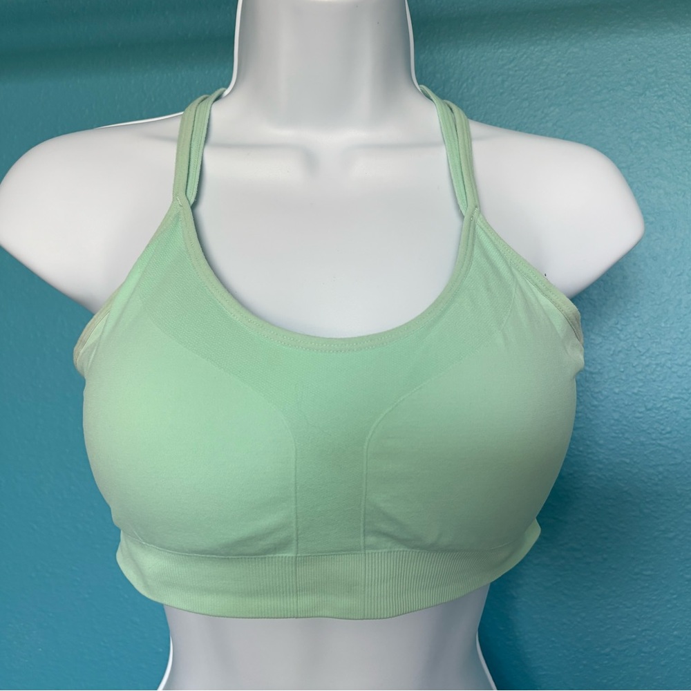 Xersion low support sports bra in mint green